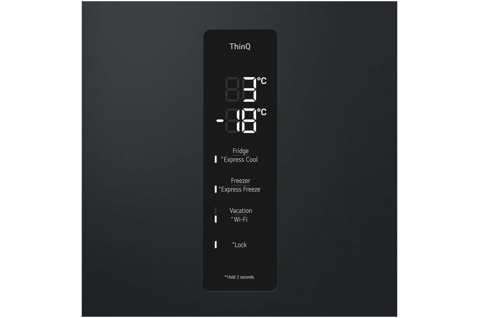 LG 387L ThinQ™ Kombinovaná chladnička, Černá/šedá, GBV5250CEP